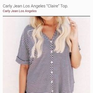 New Carly Jean Los Angeles "Claire" top size small